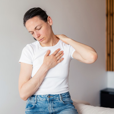 can bad posture cause chest pain