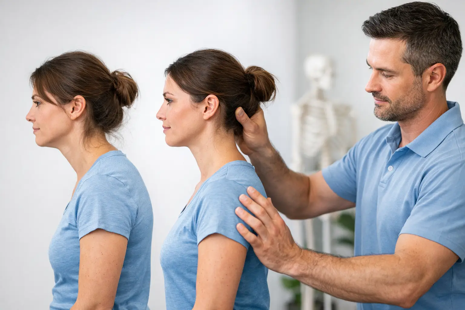 How to Correct Forward Head Posture Safely