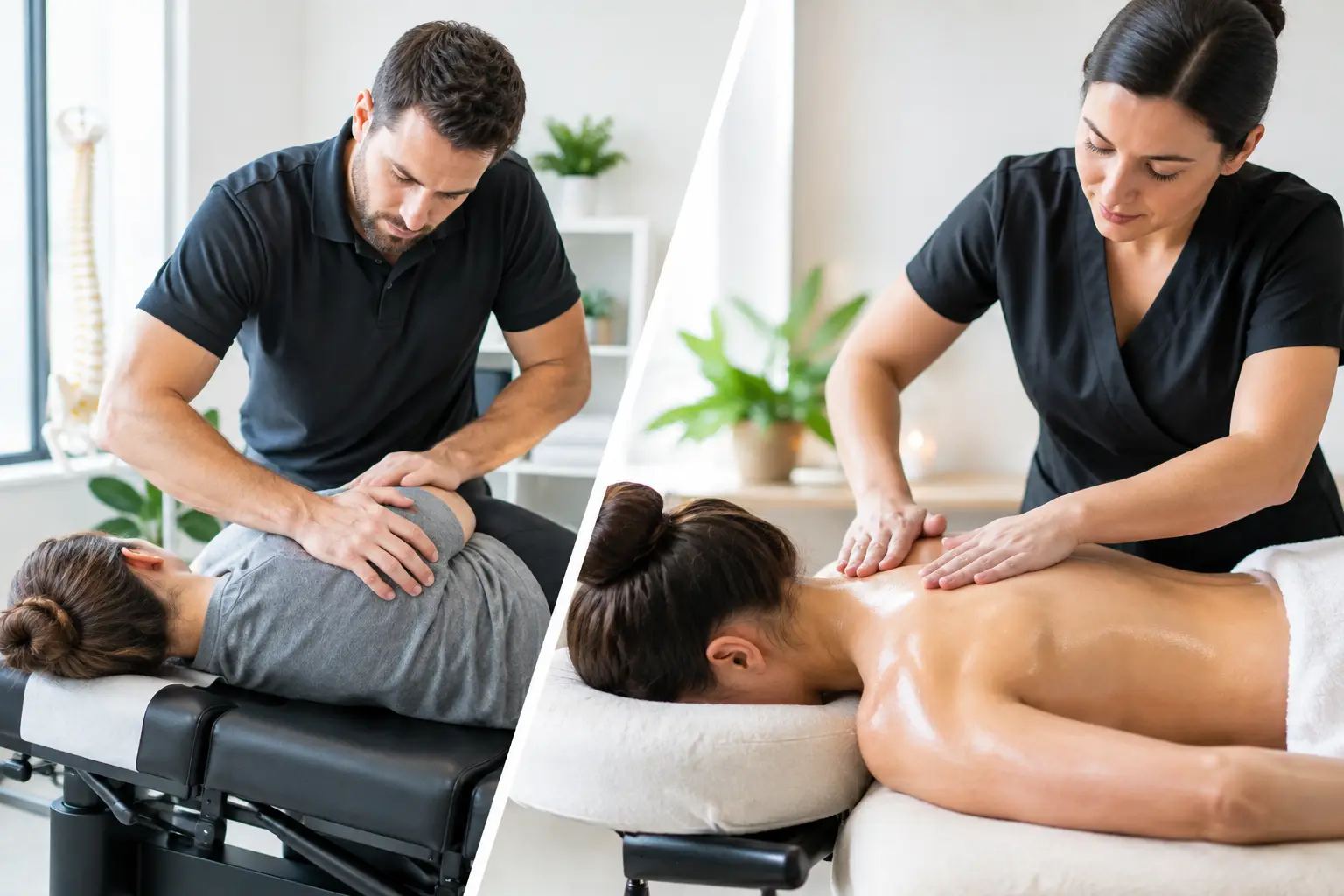 Chiropractic Versus Massage Therapy Compared