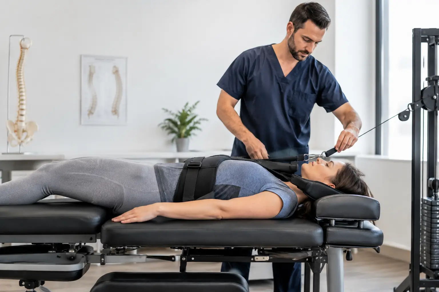 How Corrective Traction Works for Spinal Alignment